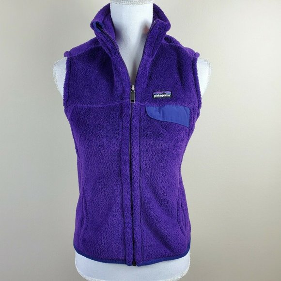 Patagonia Jackets & Blazers - PATAGONIA Purple Fleece Vest Women's Size S Small